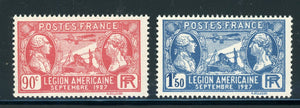 France Scott #243-244 MNH American Legionnaires in France CV$10+ 409975 ISH