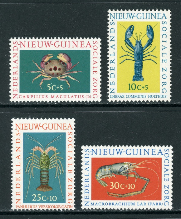 Netherlands New Guinea Scott #B31-B34 MNH Crustaceans FAUNA $$ 414287