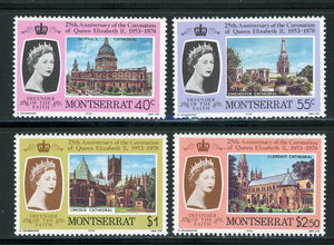 Montserrat Scott #385-388 MNH Coronation of Queen Elizabeth II ANN $$ 420348