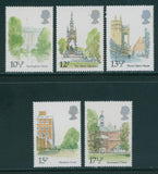 Great Britain Scott #909-918 MNH Sets Stamp EXPO Buildings Novelists $$ 423777