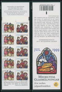 Sweden Scott #2362a MNH BKLT Christmas 1999 Julpost CV$12+ 423985