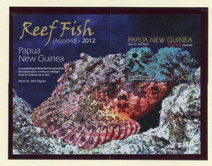 Papua New Guinea Scott #1609 MNH S/S Reef Fish FAUNA CV$9+ 427425