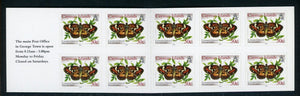 Cayman Islands Scott #947 SA BOOKLET Butterflies Insects FAUNA 30c CV$13+ 427480