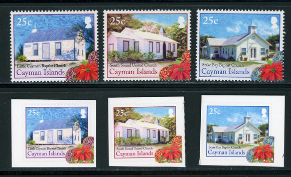 Cayman Islands Scott #1151-1156 MNH/SA Churches Architecture CV$3+ 427543