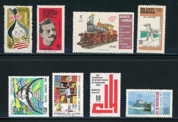 Brazil MNH Assortment 1968-'71 Issues $$ See Scan 430051