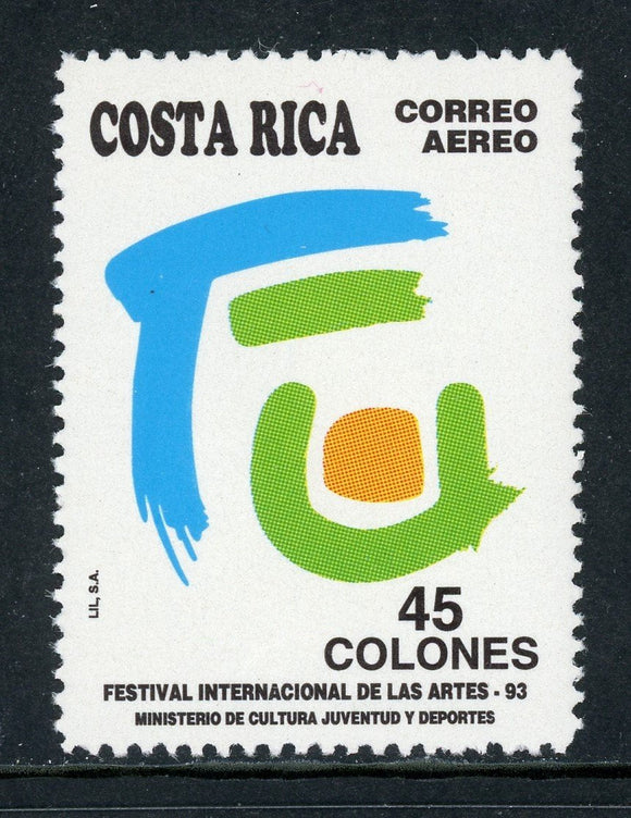Costa Rica Scott #C925 MNH Int'l Arts Festival $$ 430173
