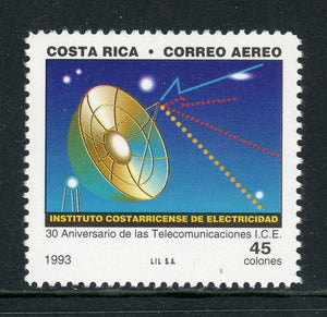 Costa Rica Scott #C926 MNH Telecommunications Institute ANN Space $$ 430174