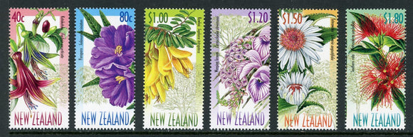New Zealand Scott #1563-1568 MNH Native Tree Flowers FLORA CV$7+ 430286