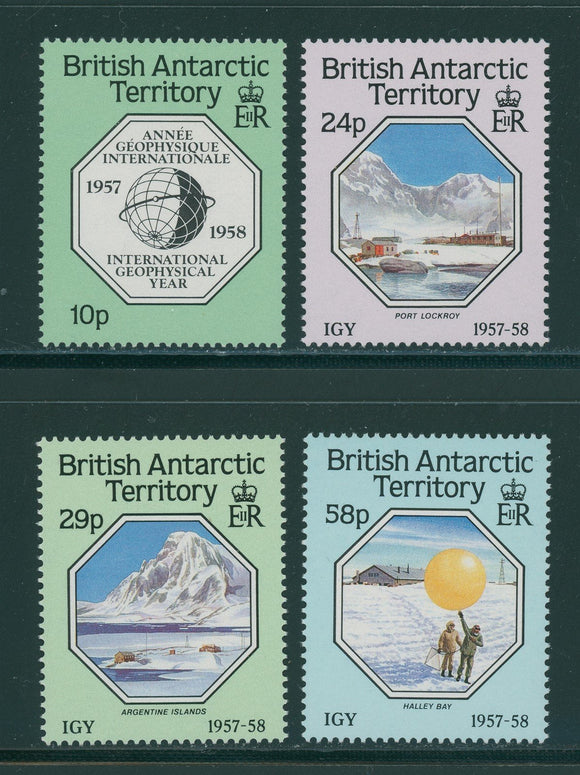 British Antarctic Territory Scott #141-144 MNH IGY CV$4+ 430320