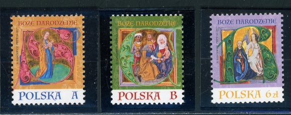 Poland Scott #4313-4315 MNH Christmas 1017 CV$6+ 434828