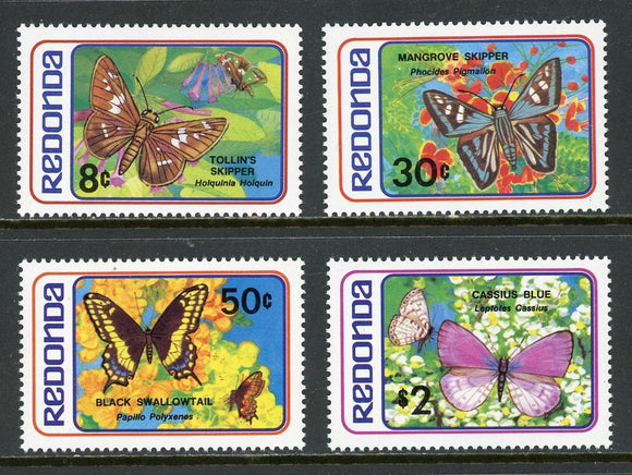 Redonda OS #86 MNH Butterflies Insects FAUNA $$ 434946