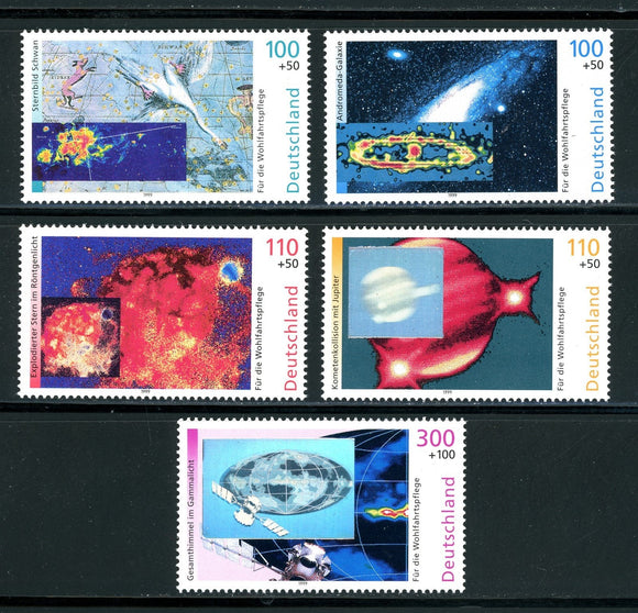 Germany Scott #B855-B859 MNH The Cosmos ASTRONOMY CV$10+ 435166