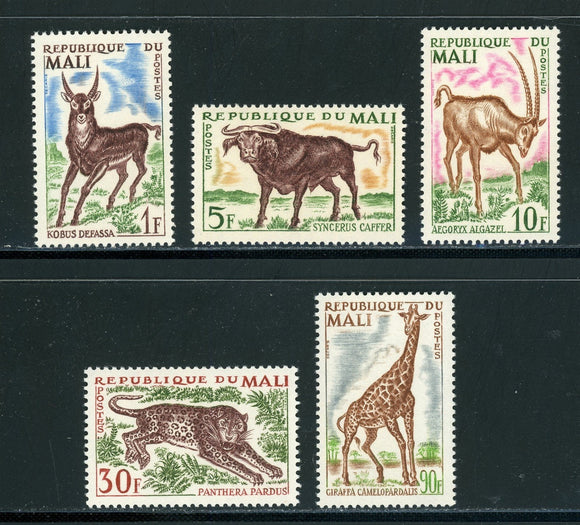 Mali Scott #67-71 MNH Wildlife FAUNA CV$4+ 439225