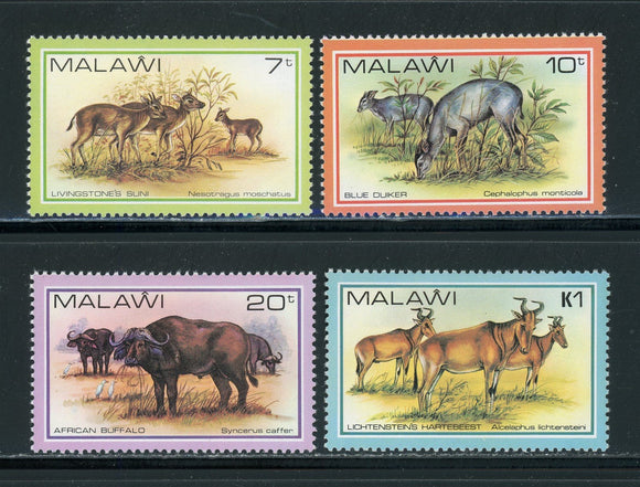 Malawi Scott #378-381 MNH FAUNA Animals $$ 439230