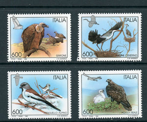 Italy Scott #2016-2019 MNH Birds FAUNA $$ 439421