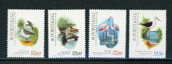 Portugal Scott #1542-1545 MNH Tejo Estuary Birds DAUNA $$ 439431
