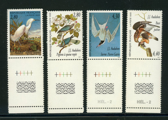 France Scott #2462-2465 MNH Audubon Birds FAUNA CV$6+ 439440