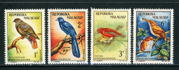 Malagasy Republic Scott #340//343 MNH Assortment Birds FAUNA See Scan $$ 439473