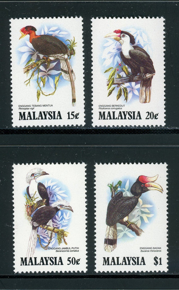 Malaysia Scott #266-269 MNH Birds FAUNA CV$8+ 439518