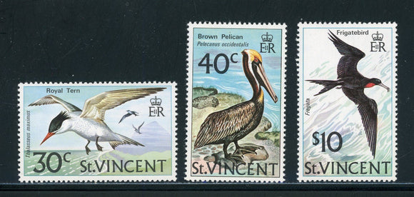 St. Vincent Scott #379-381 MNH Birds FAUNA CV$17+ 439526