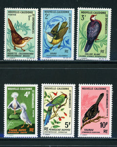 New Caledonia Scott #361-366 MLH Birds FAUNA CV$29+ 439545