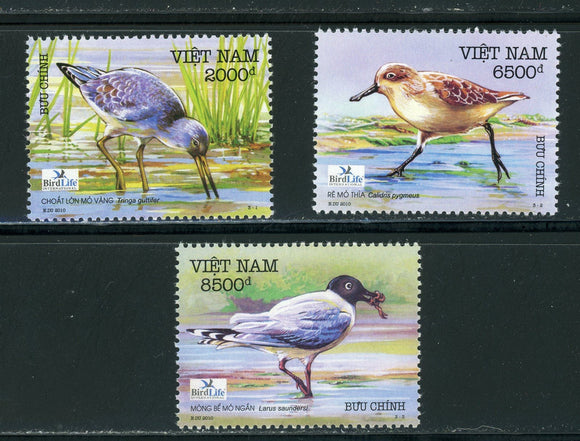 Vietnam Democratic Republic Scott #3382-3384 MNH Birds FAUNA $$ 439559