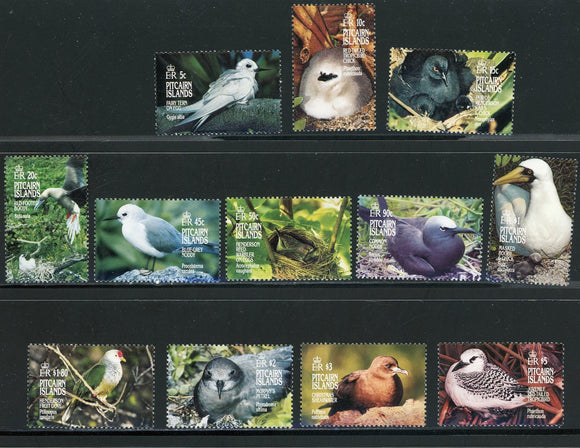 Pitcairn Islands Scott #415-426 MNH Birds FAUNA CV$20+ 439562