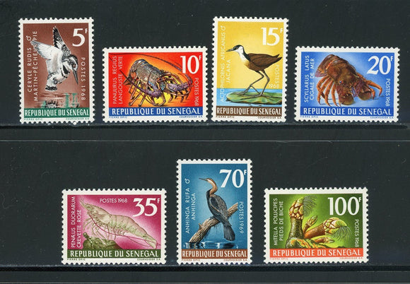 Senegal Scott #300-306 MNH Birds FAUNA CV$14+ 439564