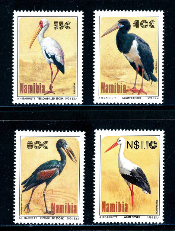 Namibia Scott #766-769 MNH Stork Birds FAUNA $$ 439590