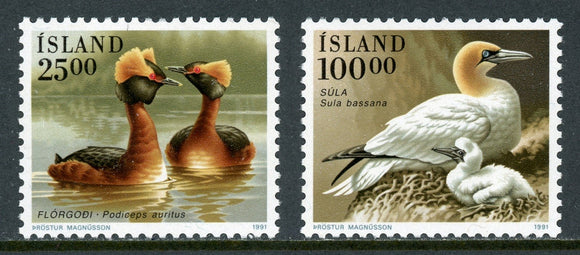 Iceland Scott #721-722 MNH Birds FAUNA CV$7+ 439594