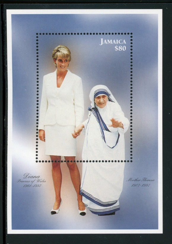 Jamaica Scott #872 MNH S/S Princess Diana 1961-1997 CV$6+ 441766