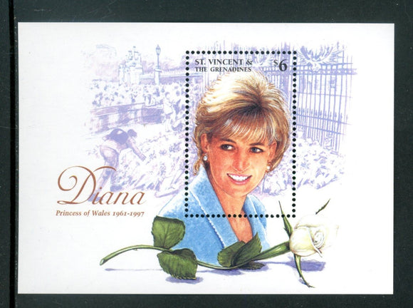 St. Vincent Scott #2498 MNH S/S Princess Diana 1961-1997 $$ 441774