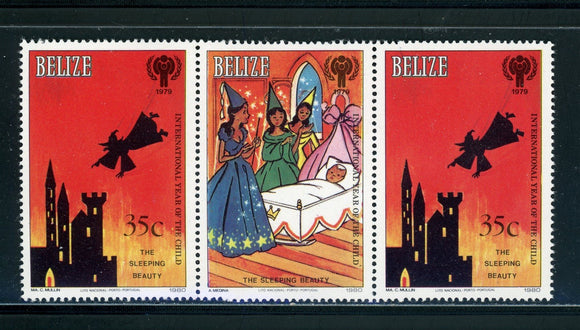 Belize Scott #513 MNH PAIR w/LABEL Int'l Year of the Child 1979 CV$8+ 441888