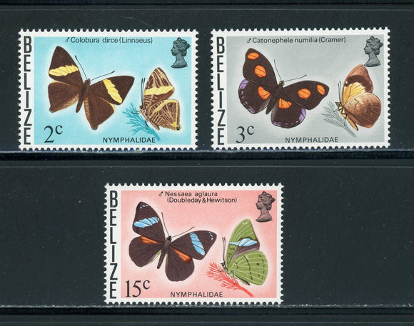 Belize Scott #347a//352b MNH Butterflies WMK 373 $$ 441910