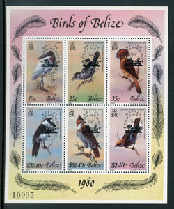 Belize Scott #502 MNH S/S ESPAMER80 ON Birds FAUNA CV$80+ 441920