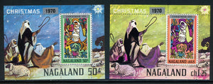 Nagaland OS #2 MNH S/S Christmas 1970 $$ 441951