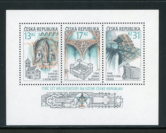 Czech Republic Scott #3141 MNH S/S Architecture CV$6+ 441980