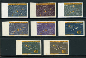 Paraguay Scott #728-735 IMPERF MNH Solar System CV$25+ 442050