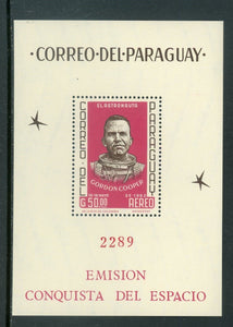 Paraguay Scott #782a MLH S/S Gordon Cooper Astronaut SPACE CV$25+ 442101