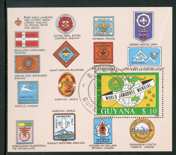 Guyana Scott #2013 S/S Scout Jamboree, Australia CV$15+ 442147