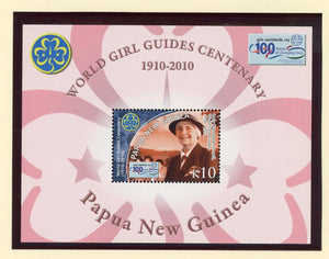 Papua New Guinea Scott #1454 MNH S/S Girl Guides Centenary CV$7+ 442172