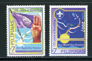 Philippines Scott #3096-3097 MNH Scouting Centenary $$ 442179