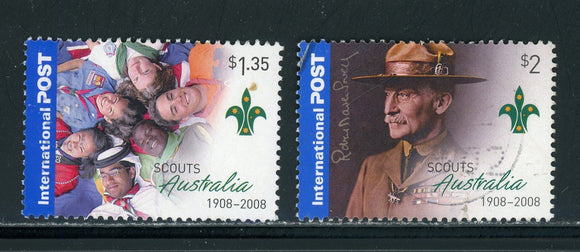 Australia Scott #2786-2787 USED Australia Scouting Centenary CV$6+ 442183