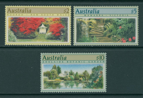 Australia Scott #1132-1134 MNH Botanical Gardens CV$27+ 452173