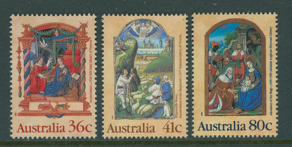 Australia Scott #1159-1161 MNH Christmas 1989 $$ 452183