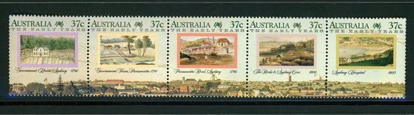 Australia Scott #1031 MNH STRIP The Early Years $$ 452195