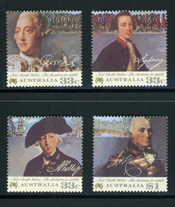 Australia Scott #988-991 MNH Decision to Settle in Botany Bay CV$4+ 452203