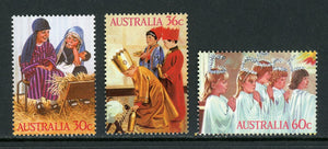 Australia Scott #1005-1007 MNH Christmas 1986 $$ 452217