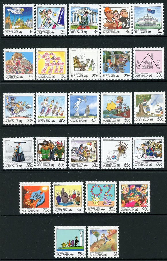 Australia Scott #1053//1078 MNH Living Together CV$27+ 452233