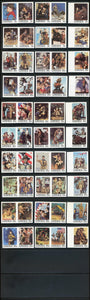 Liberia Scott #853a-857j IMPERF MNH Norman Rockwell Scout Paintings CV$55 452266